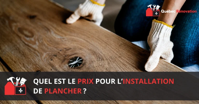 Prix installation plancher