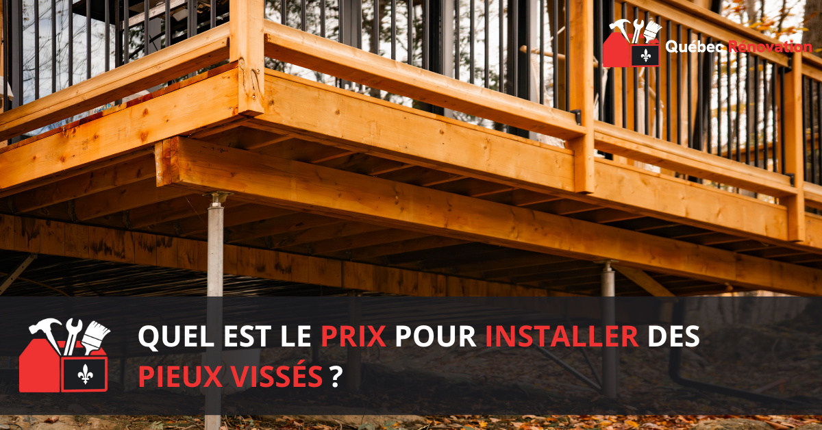 Prix installer pieux visses