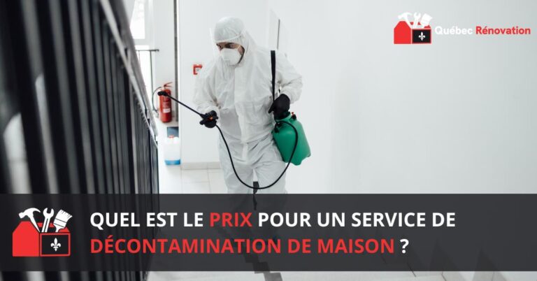 décontamination maison prix