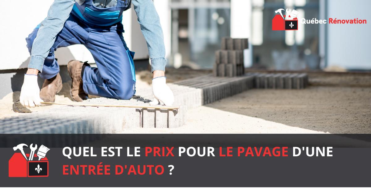 pavage entrée auto
