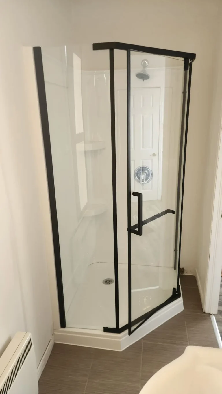 photo remplacement douche apres