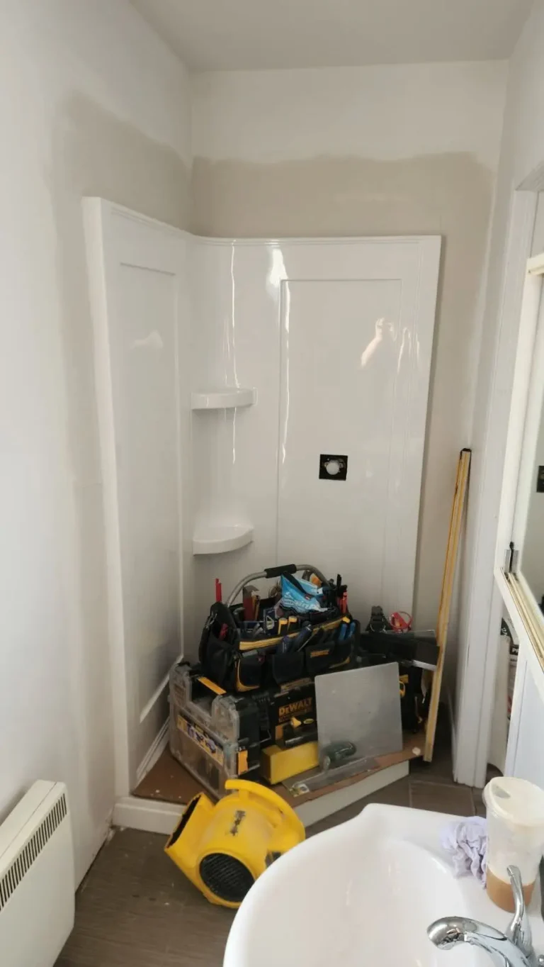 photo remplacement douche pendant