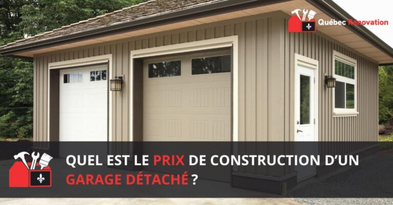 prix garage détaché