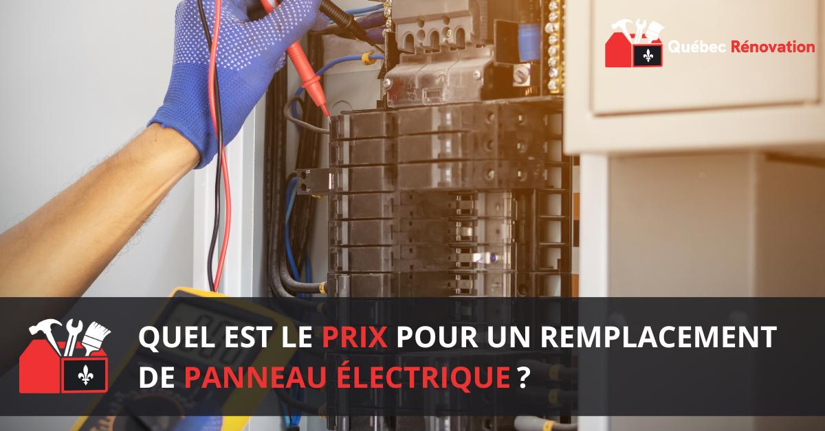 prix panneau électrique